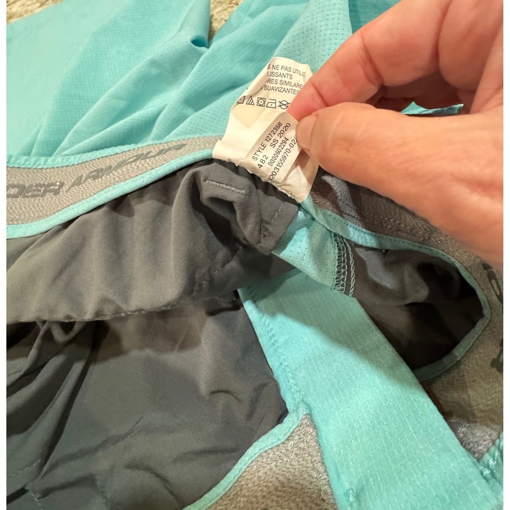 Under Armour Mens HeatGear Golf Shorts Aqua Teal Loose Fit Size 32 Textured - Picture 11 of 12
